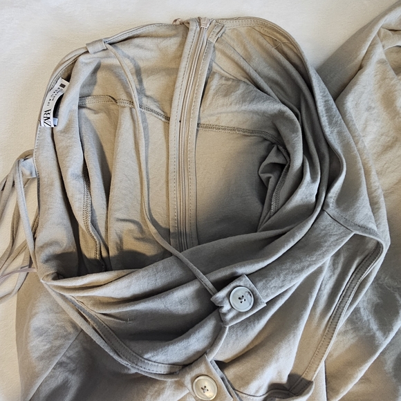 Zara Jumpsuit Medium Tan Loose Fit Overalls - Picture 5 of 14